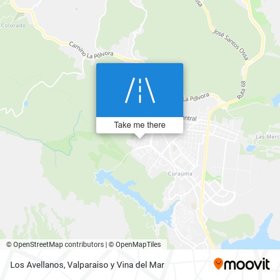 Los Avellanos map