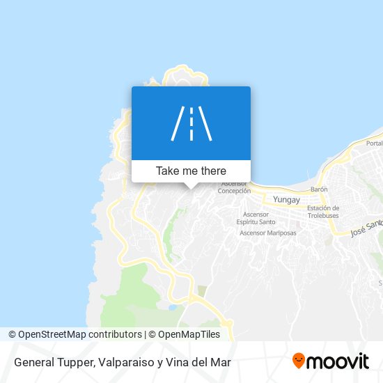 Mapa de General Tupper