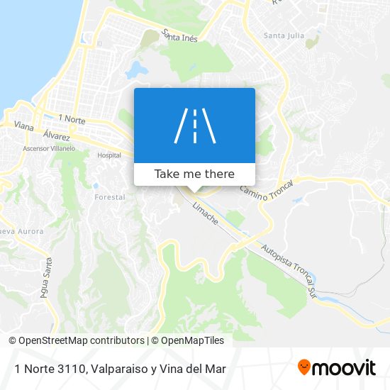 Mapa de 1 Norte 3110