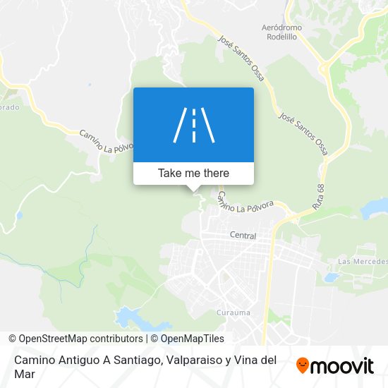 Camino Antiguo A Santiago map