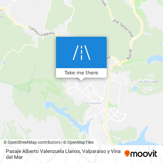 Pasaje Alberto Valenzuela Llanos map