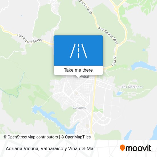 Adriana Vicuña map