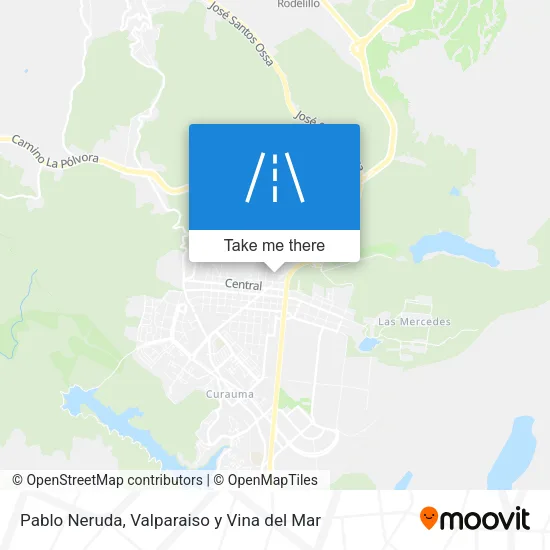 Pablo Neruda map
