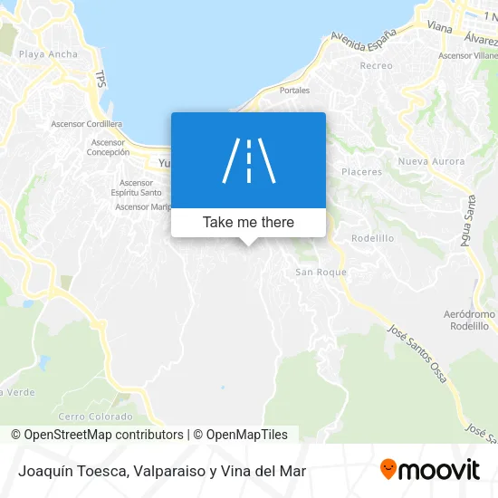 Mapa de Joaquín Toesca