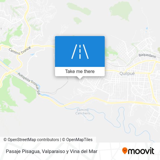 Pasaje Pisagua map