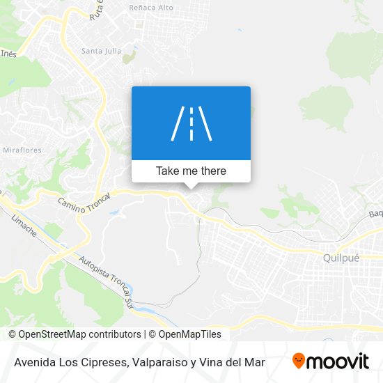 Avenida Los Cipreses map