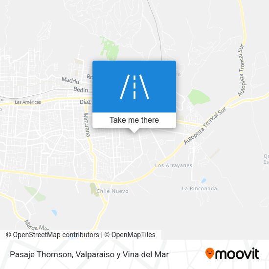 Pasaje Thomson map
