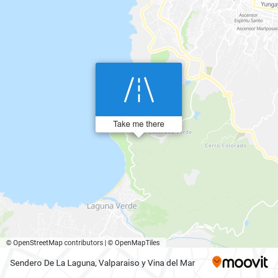 Mapa de Sendero De La Laguna