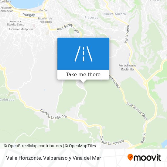 Valle Horizonte map