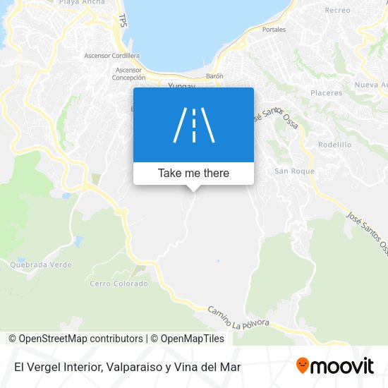 Mapa de El Vergel Interior
