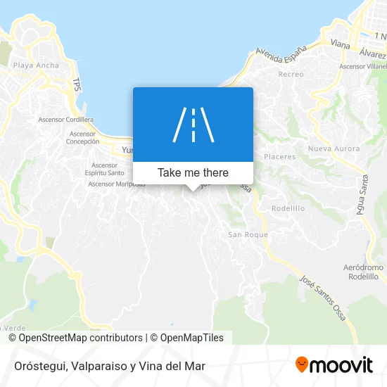 Mapa de Oróstegui