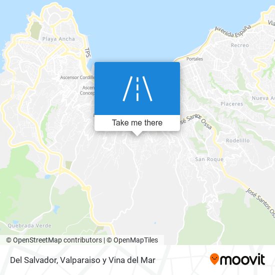 Del Salvador map