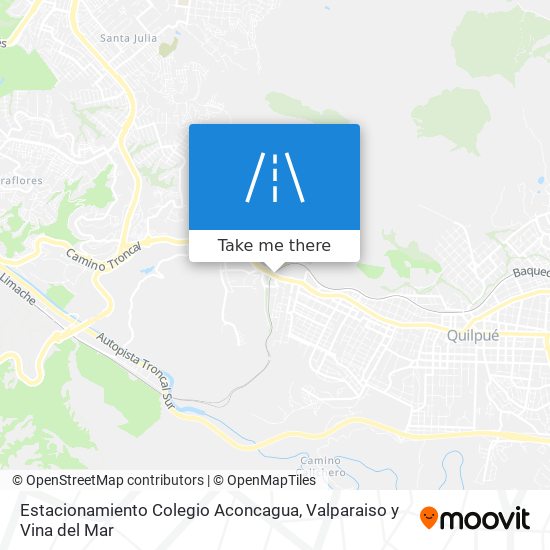 Estacionamiento Colegio Aconcagua map