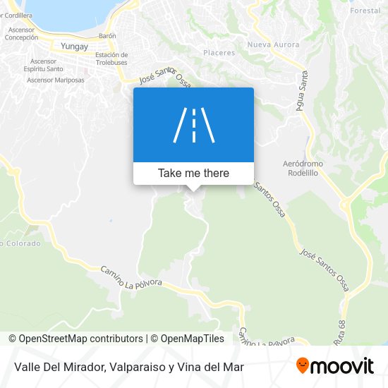 Valle Del Mirador map