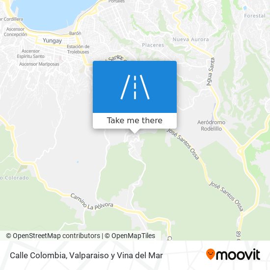 Calle Colombia map