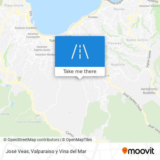 José Veas map