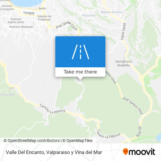 Valle Del Encanto map