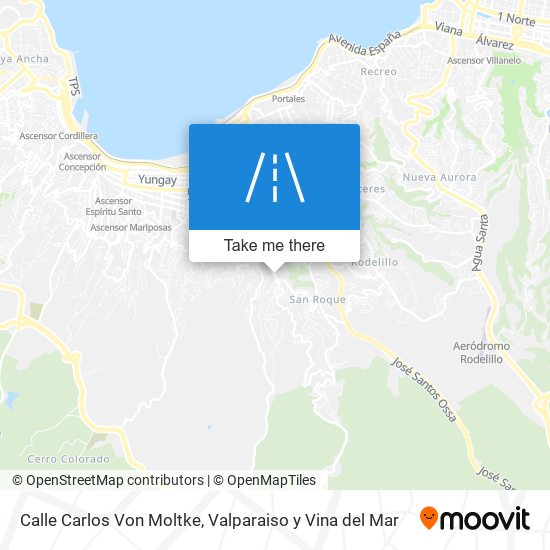 Calle Carlos Von Moltke map