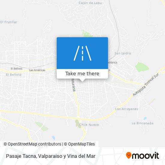 Mapa de Pasaje Tacna