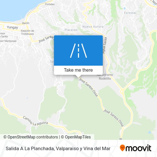 Salida A La Planchada map