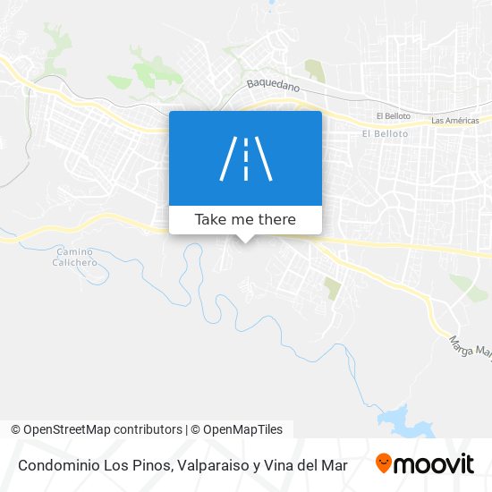 Condominio Los Pinos map