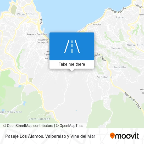 Pasaje Los Álamos map