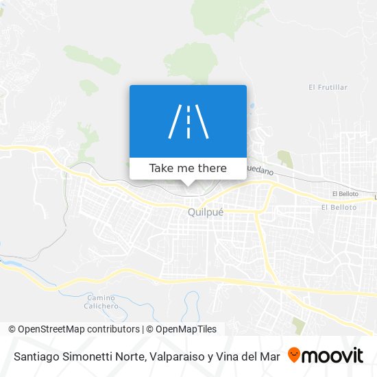 Mapa de Santiago Simonetti Norte