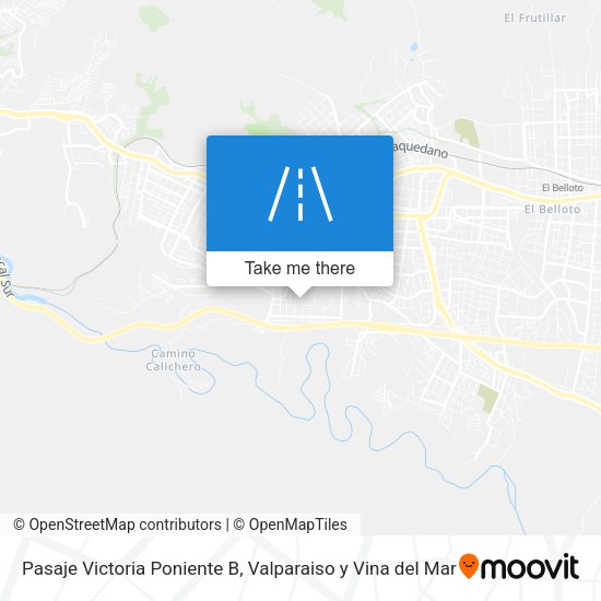 Mapa de Pasaje Victoria Poniente B