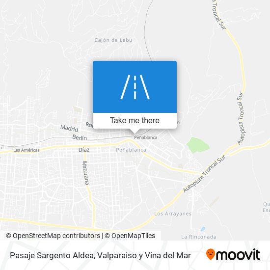 Pasaje Sargento Aldea map