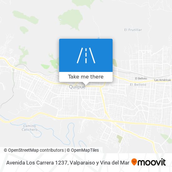 Mapa de Avenida Los Carrera 1237