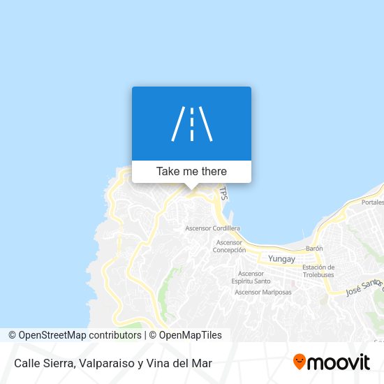 Calle Sierra map