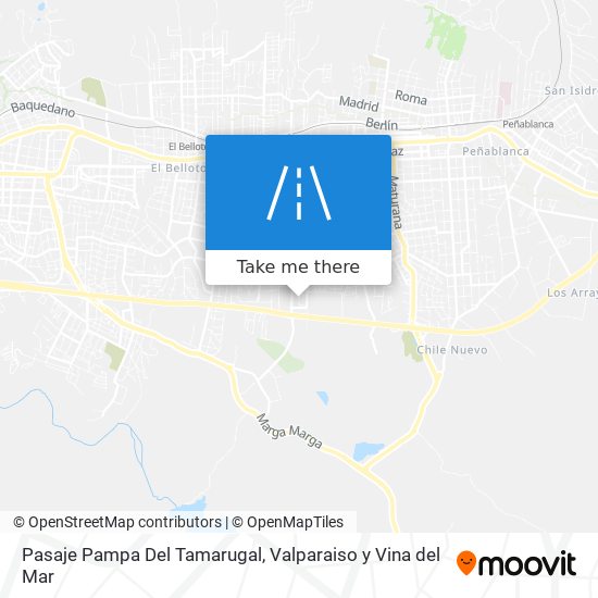 Mapa de Pasaje Pampa Del Tamarugal