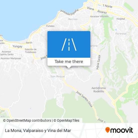 La Mona map