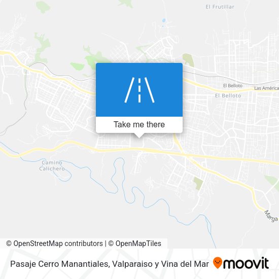 Pasaje Cerro Manantiales map