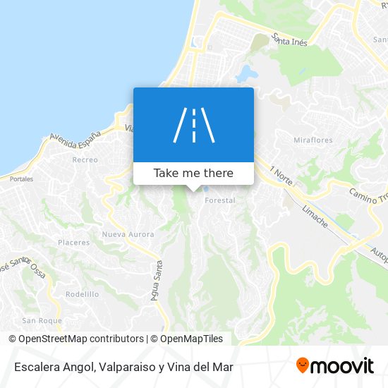 Escalera Angol map