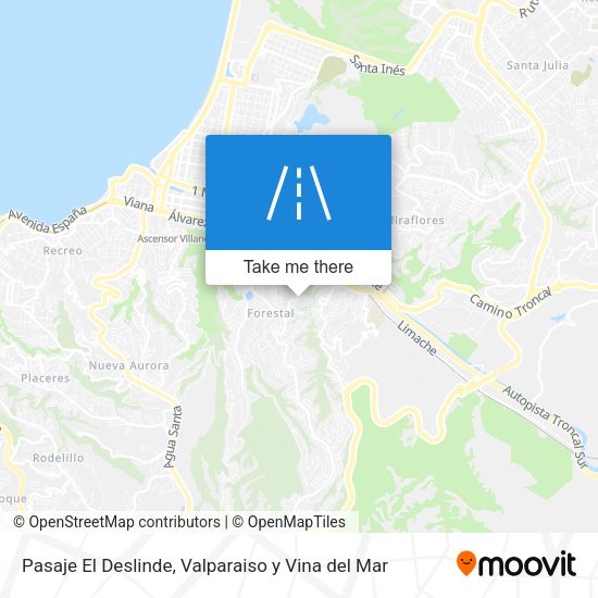 Pasaje El Deslinde map