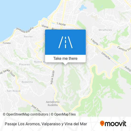 Pasaje Los Aromos map