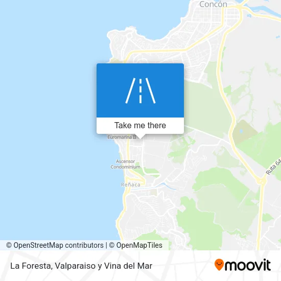 La Foresta map