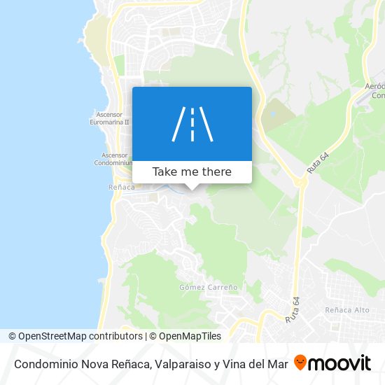 Condominio Nova Reñaca map