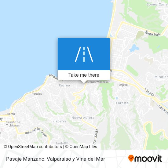 Pasaje Manzano map