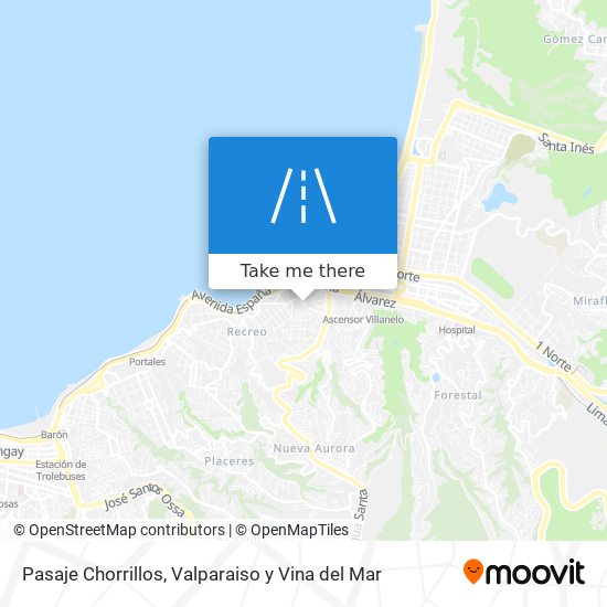 Mapa de Pasaje Chorrillos