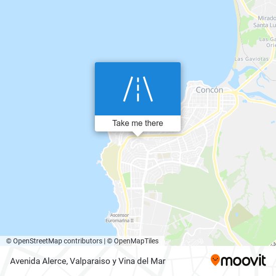 Avenida Alerce map