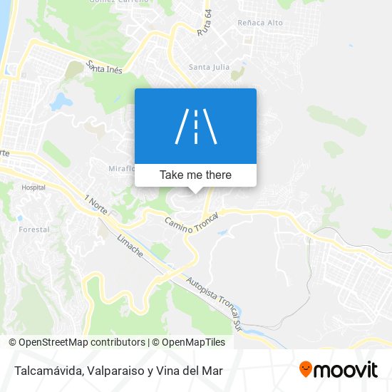 Talcamávida map