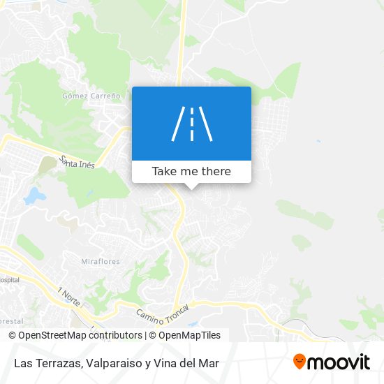 Las Terrazas map