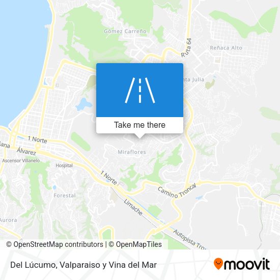 Del Lúcumo map