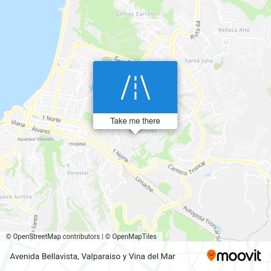 Avenida Bellavista map