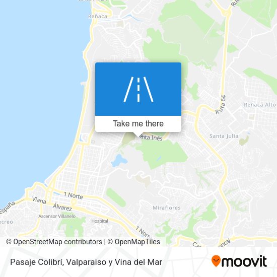 Pasaje Colibrí map