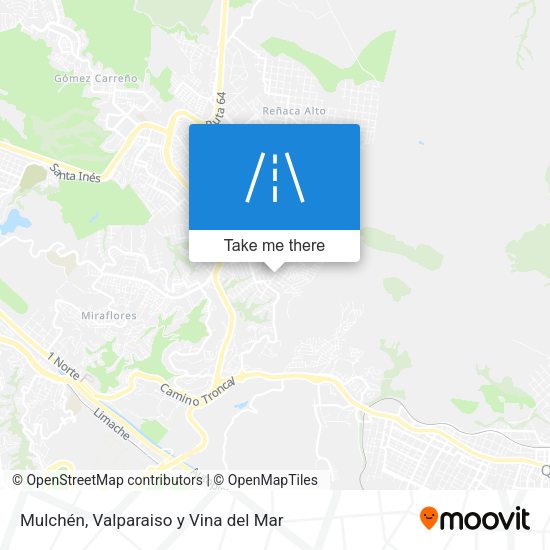 Mulchén map