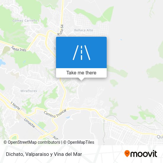 Mapa de Dichato