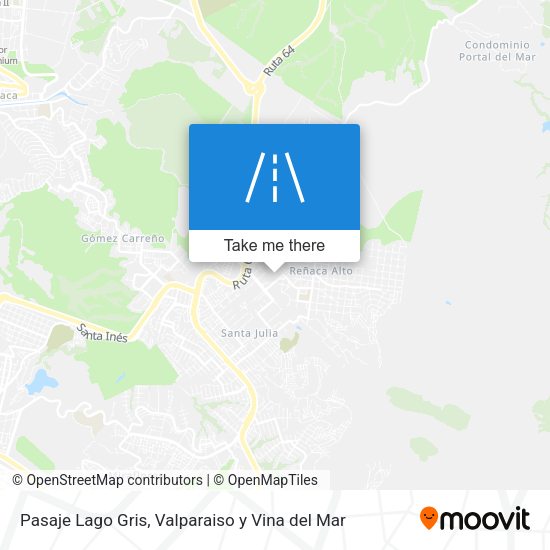 Mapa de Pasaje Lago Gris